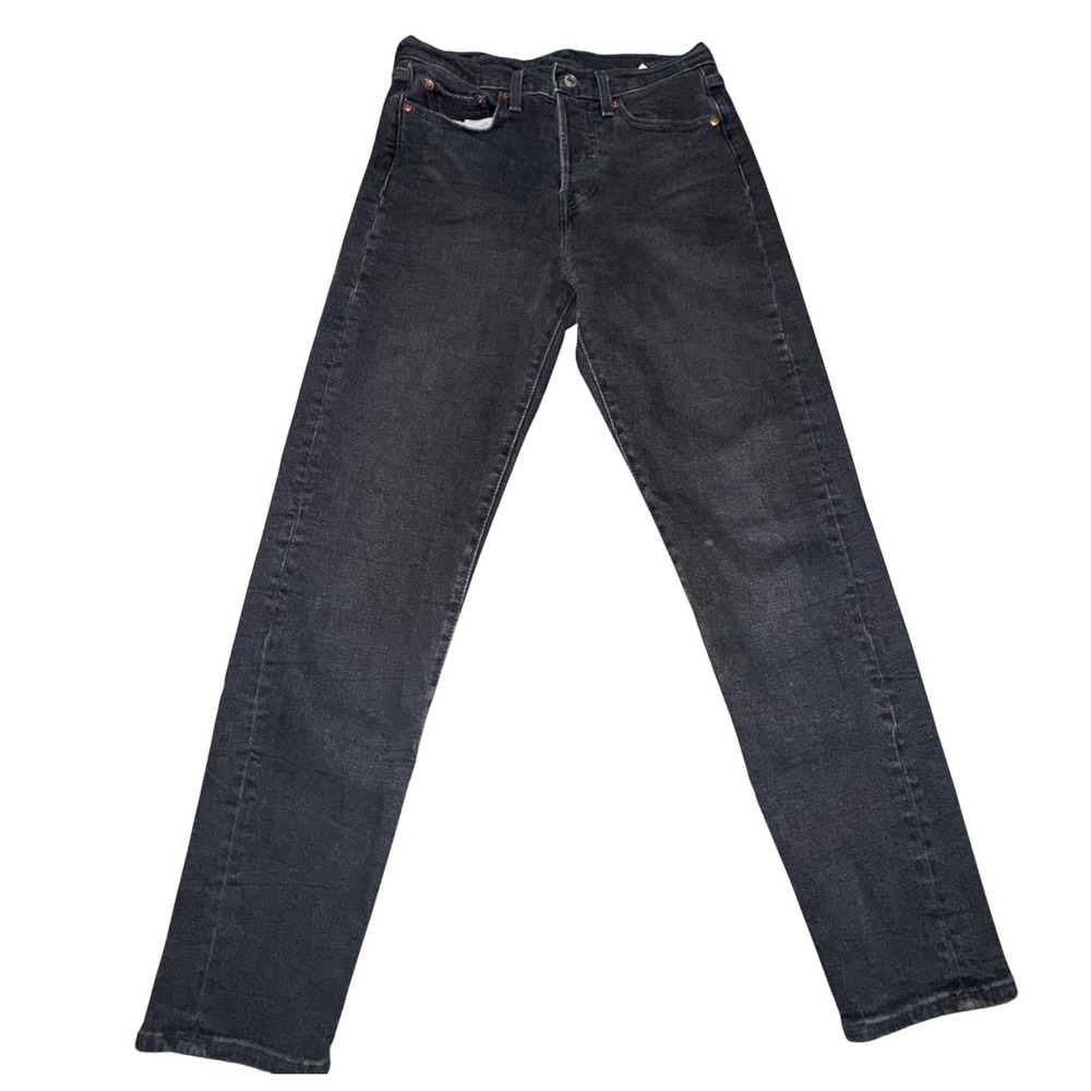 Levi's 501 Original Fit Jeans‎ Black Denim Women's Size 27 Button Fly